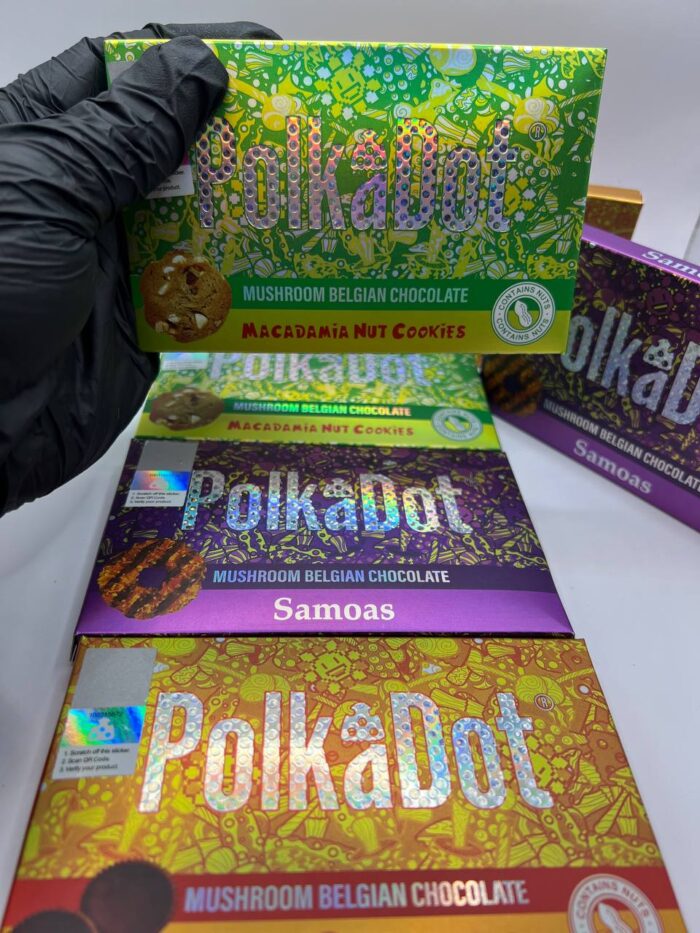 Polka Dot Psilocybin Mushroom Chocolate