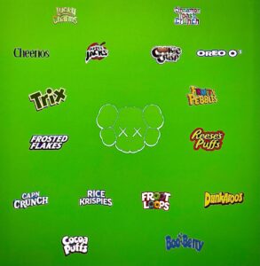 Cereal Edition Kaws rocks