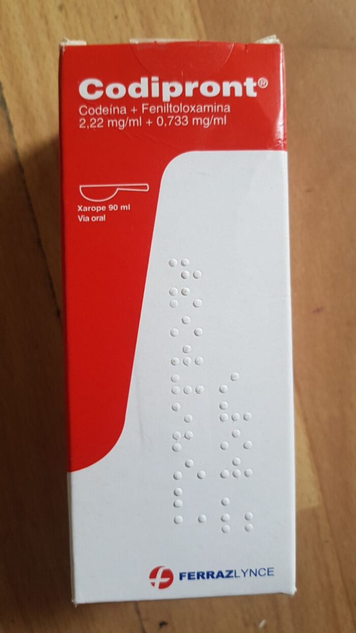 Codipront 90ml Codeine Syrup (Portugal) - Image 2